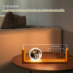 Personalized Gifts Loved Picture Frames Photo Text Memorial Plaque Night Light Christmas Decor Gift with USB - Image 6